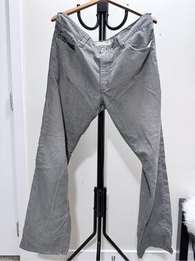 Levis VTG Gray Corduroy Mens Pants W38 L32